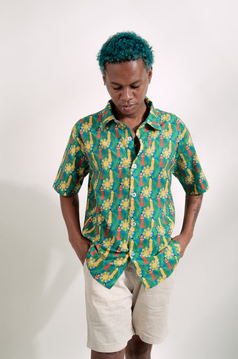 EMGEE by Get Spotted: Beni Buttondown in Marilag Fabric